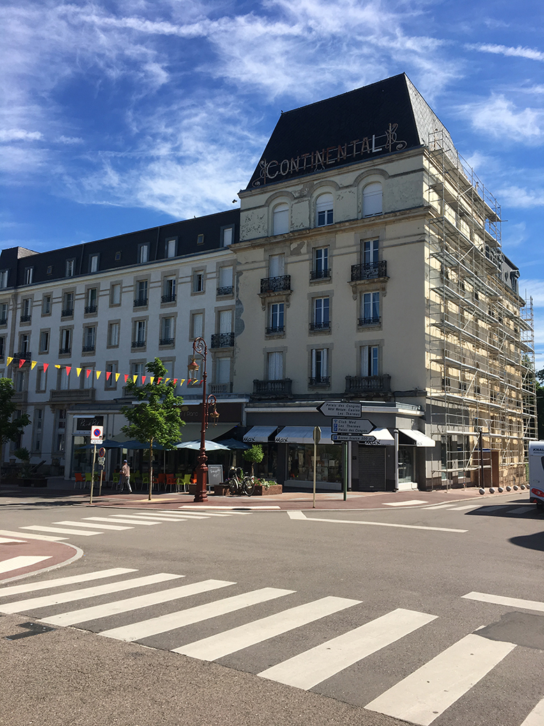 Hotel Continental in Vittel - also served as an AEF hospital in WWI